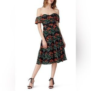 Dress the Population Embroidered Off-shoulder River Dress